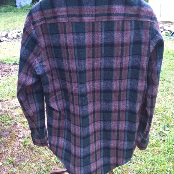 Vintage Hitman Wool Acrylic Blend Flannel - Picture 2 of 7